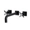 Kingston Brass KS6020BEX Wall Mount Tub Faucet, Matte Black KS6020BEX - alternate 1